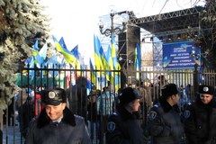 Ukraina: Blokada wokół parlamentu 