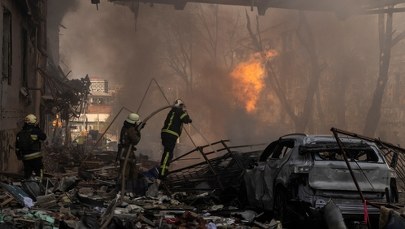 Ukraina: Drugi zmasowany atak na Charków w ciągu doby