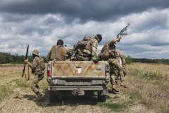 Ukraina. Patrol 111. Batalionu Obrony Terytorialnej