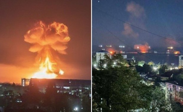 Ukraina przeszła do ataku. Rosyjski tankowiec w ogniu