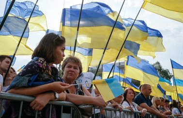 Ukraina świętuje 25 lat niepodległości. Duda na obchodach jako jedyna głowa zagranicznego państwa