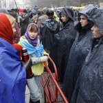 Ukraina: Unijne flagi rozchodzą się jak ciepłe bułeczki