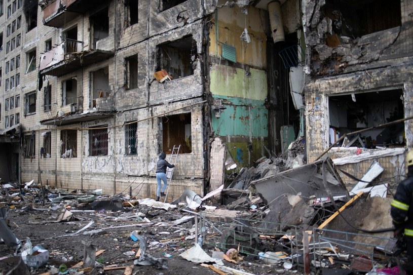 Ukraina w czasie wojny: Sceny jak z filmów o apokalipsie / 	Lafargue Raphael/ABACA /East News