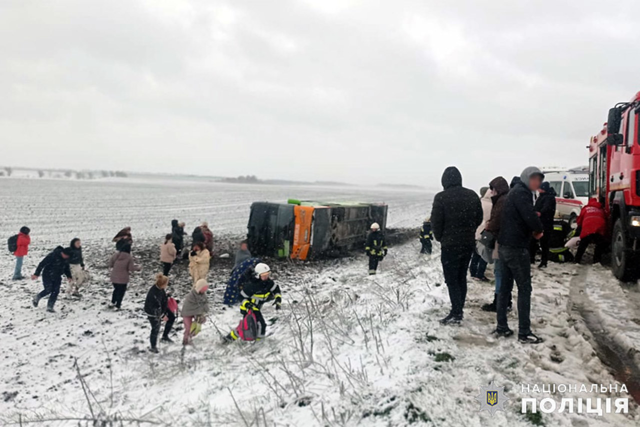Ukraina: Wypadek autokaru jadącego z Polski. Są ranni