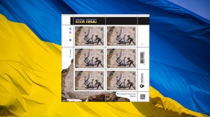 Ukraina wypuściła nowy znaczek pocztowy. Jest na nim grafika Banksy’ego i wymowny skrót