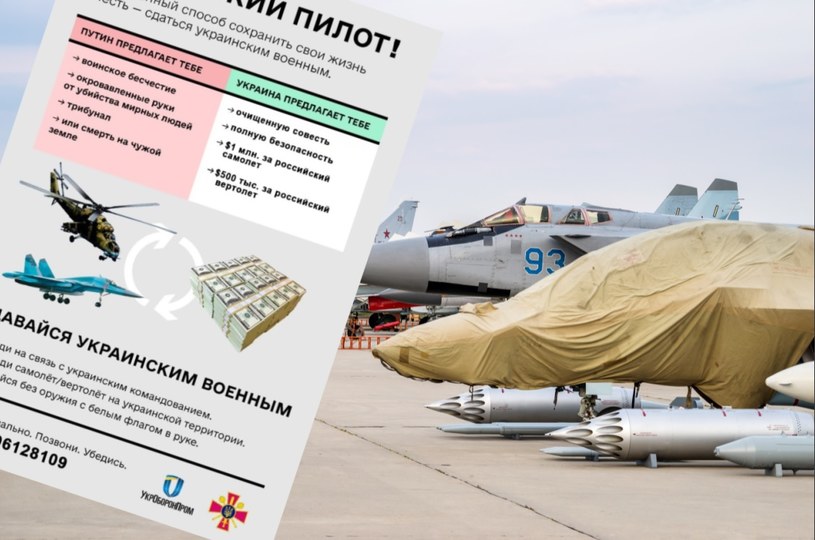 Ukraina zapłaci rosyjskim pilotom, którzy poddadzą się wraz ze swoim sprzętem /123RF/PICSEL