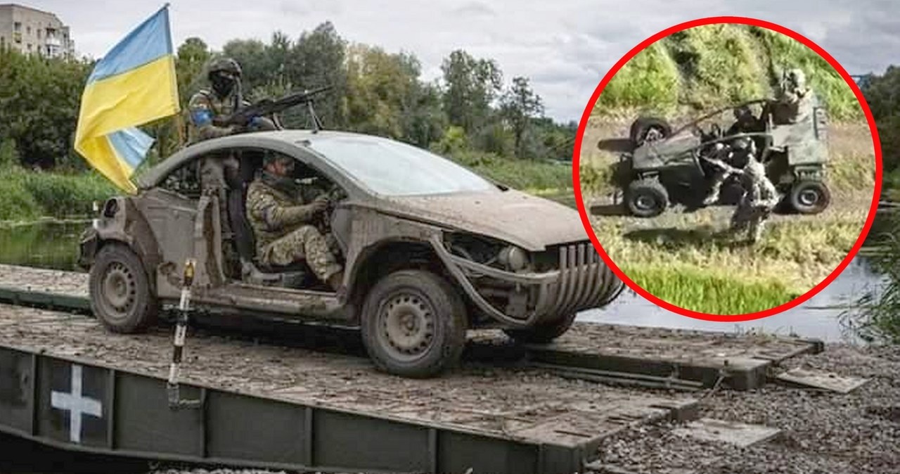 Ukraińcy budują niezwykłe pojazdy do ataków na rosyjskiego agresora /Twitter