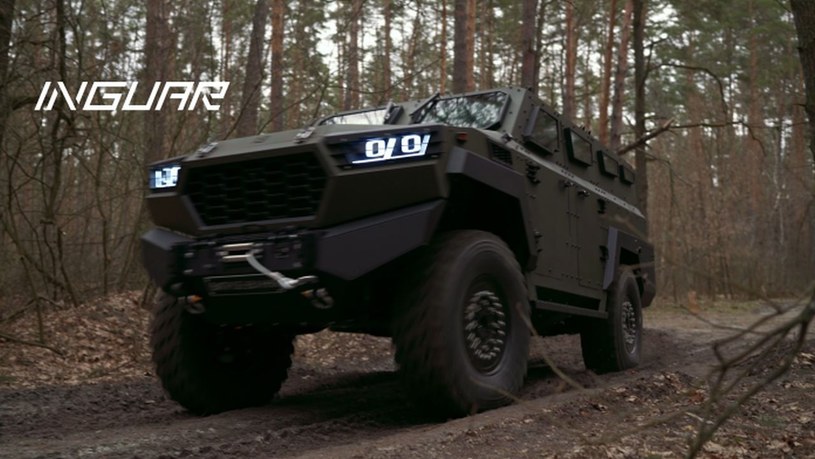 Ukraińcy chwalą się nowym produkowanym lokalnie pojazdem opancerzonym /Inguar /materiały prasowe