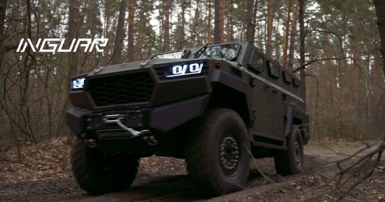 Ukraińcy chwalą się nowym produkowanym lokalnie pojazdem opancerzonym /Inguar /materiały prasowe