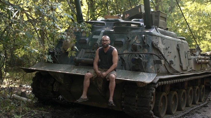 Ukraińcy chwalą się potężnymi wozami Hercules. /@front_ukrainian /Twitter
