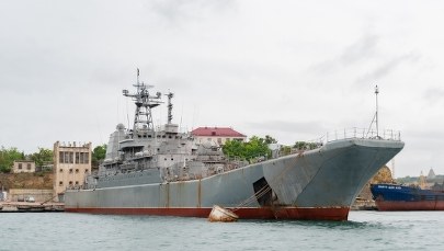 Ukraińcy donoszą o trafieniu rosyjskiego okrętu. "Niezdolny do walki"