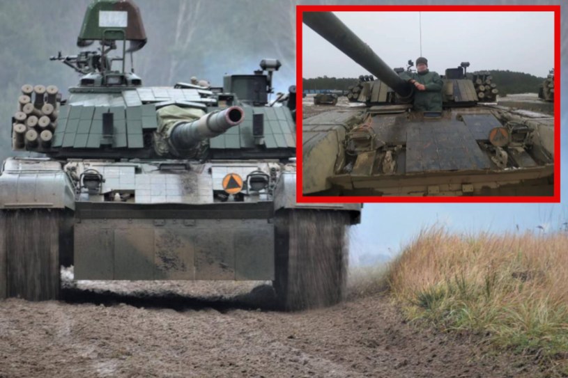 Ukraińcy już jeżdżą polskimi czołgami PT-91 Twardy. Uwiecznili to na filmie /@Elgeoexpositor