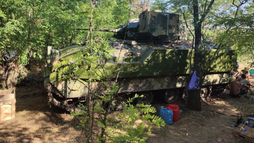Ukraińcy mają ultrarzadki wóz bojowy M7 Bradley /@Osinttechnical /Twitter