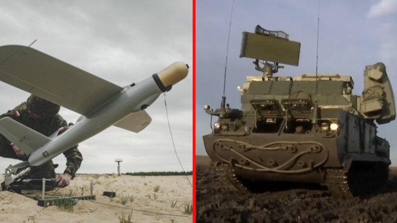 Ukraińcy nagrali niezwykły pojedynek polskiego drona Warmate i rosyjskiego systemu obrony powietrznej Tor-M2. Kto zwyciężył? /@Blackrussiantv /Twitter