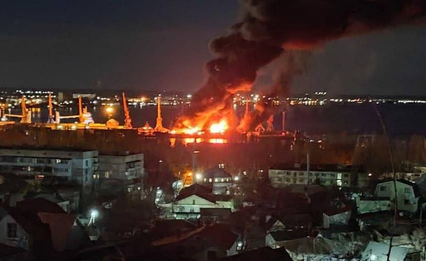 Ukraińcy obrali za cel okręty desantowe. Taki mogą mieć plan