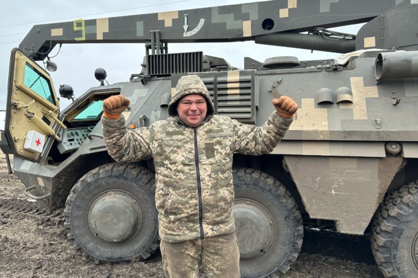 Ukraińcy pokazali jedną z najrzadszych maszyn swojego arsenału, jakim jest BREM-4RM /@front_ukrainian /Twitter