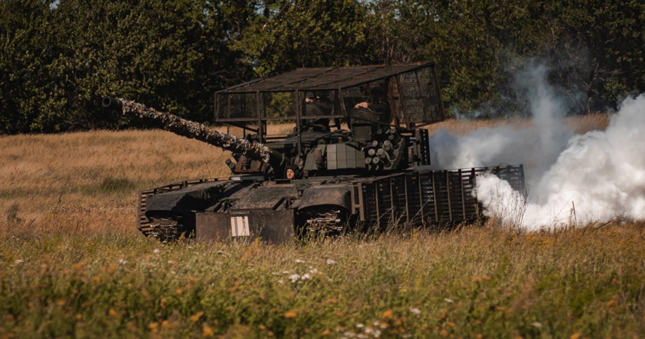 Ukraińcy pokazali użycie polskiego czołgu. Uwagę przyciąga jeden element /@front_ukrainian /Twitter