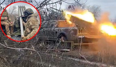 Ukraińcy pokazali w akcji rakietowego pickupa. Jest nagranie