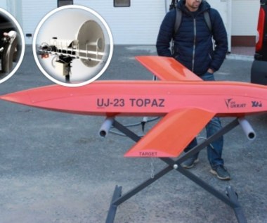 Ukraińcy produkują drony z silnikiem odrzutowym. Ujawniają UJ-23 Topaz