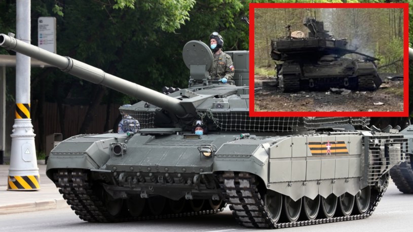 Ukraińcy przeanalizowali najnowszy rosyjski czołg T-90M Proryw-3. To złom /@RecoMonkey /Twitter