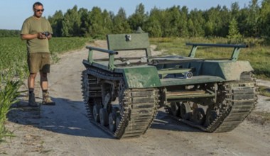 Ukraińcy robotyzują armię. Maszyny ewakuacji już na froncie