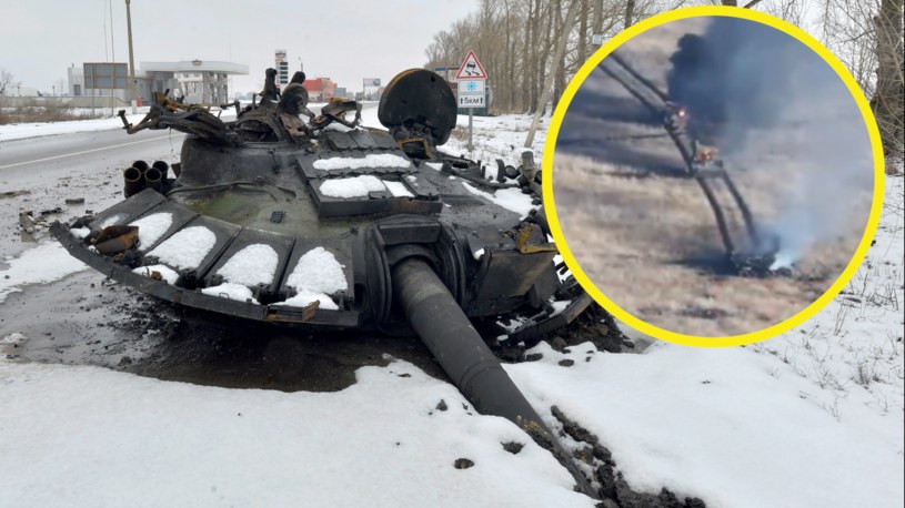 Ukraińcy rozbili potężną pancerną kolumnę w okolicach Doniecka. Jest film /SERGEY BOBOK/AFP /AFP
