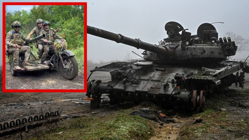 Ukraińcy są mistrzami prowizorki. Przerobili motor na broń przeciwpancerną /SERGEY BOBOK/AFP /AFP