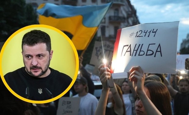 Ukraińcy są wściekli na Zełenskiego. Wyszli na ulice