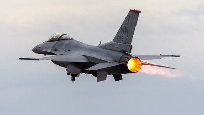 Ukraińcy stracili myśliwiec F-16. "Zaistniała sytuacja kryzysowa"