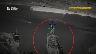 Ukraińcy uderzyli w rosyjskie okręty desantowe. Pokazali nagranie