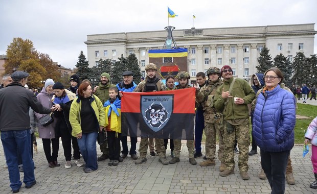 Ukraińcy wyzwolili Lwowe w obwodzie chersońskim spod okupacji Rosjan [RELACJA] 