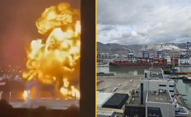 Ukraińcy zaatakowali ważny rosyjski port. Eksplozje nad Morzem Czarnym