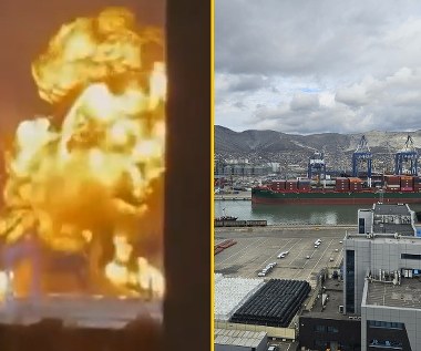 Ukraińcy zaatakowali ważny rosyjski port. Eksplozje nad Morzem Czarnym
