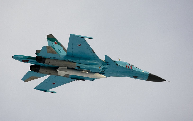 Ukraińcy zestrzelili rosyjski samolot Su-34 /ALEXANDER ZEMLIANICHENKO / POOL / AFP /AFP