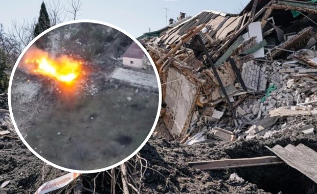 Ukraińcy zniszczyli rosyjski skład amunicji pod Bachmutem. Jest nagranie