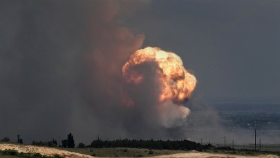Ukraińcy znów uderzyli w Krym. Pożar na lotnisku wojskowym
