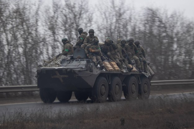 Ukraińcy żołnierze w okolicy Bachmutu /Lafargue Raphael/ABACA /PAP/Abaca