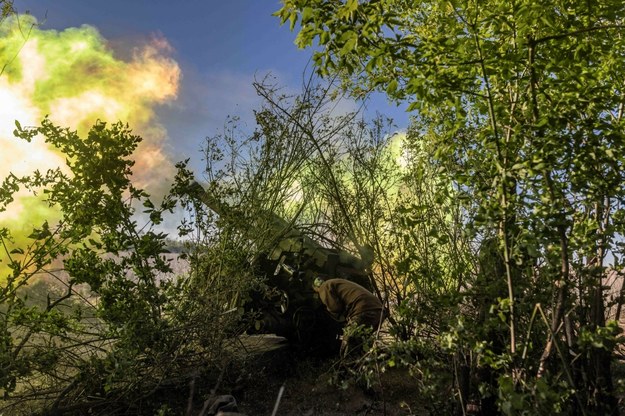 Ukraińscy artylerzyści w obwodzie donieckim /AA/ABACA/Abaca /East News