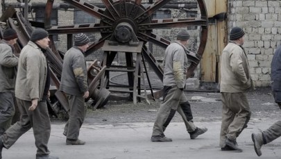 Ukraińscy górnicy zablokowali drogę do przejścia granicznego w Hrebennem