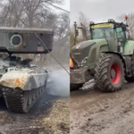 Ukraińscy rolnicy w akcji. Przejęli wyrzutnię pocisków termobarycznych