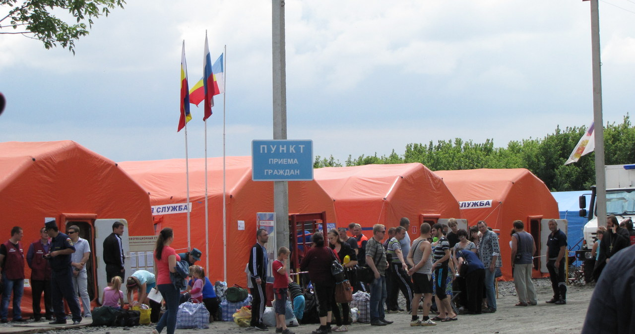 Ukraińscy uchodźcy szukają schronienia w Rosji