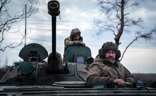 Ukraińscy żołnierze na froncie w obwodzie donieckim na zdjęciu z 15 marca br. /	AA/ABACA /PAP/Abaca