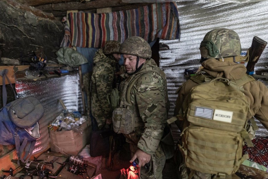 Ukraińscy żołnierze na froncie w okolicach Pokrowska /AA/ABACA/Abaca/East News /East News