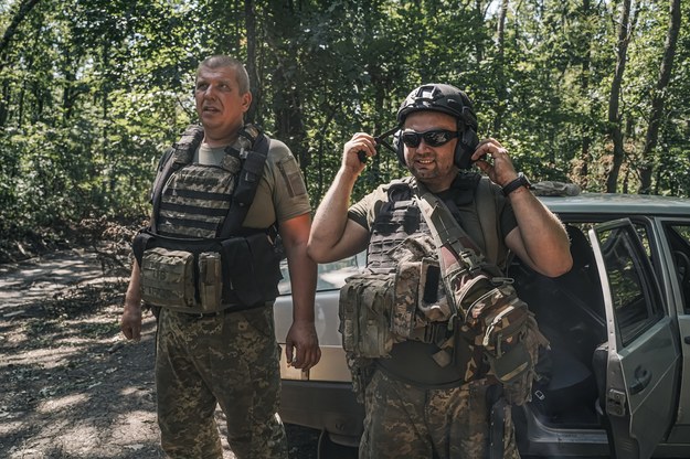 Ukraińscy żołnierze na froncie /Vladyslav Karpovych /PAP