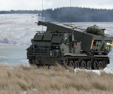 Ukraińscy żołnierze użyli amerykańskich wyrzutni rakiet M270 MLRS