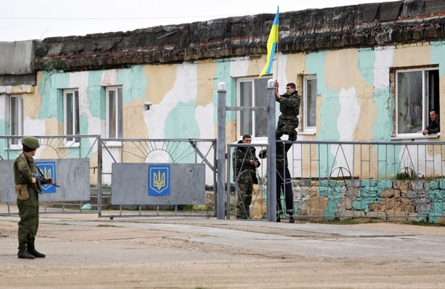 Ukraińscy żołnierze w bazie w Belbeku /ANASTASIA VLASOVA /PAP