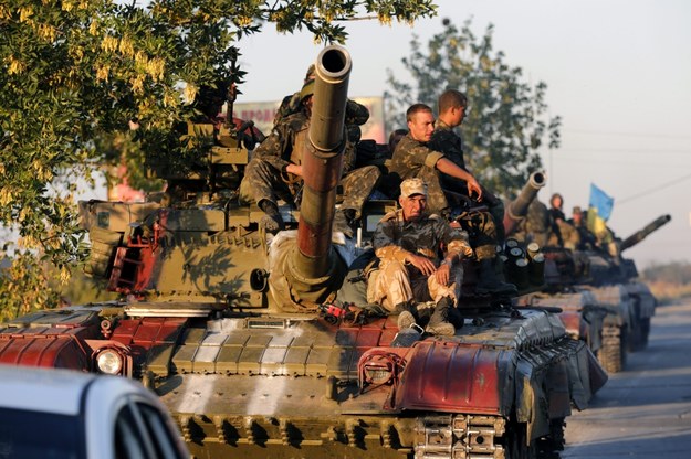 Ukraińscy żołnierze w Mariupolu /ANATOLY MALTSEV  /PAP/EPA