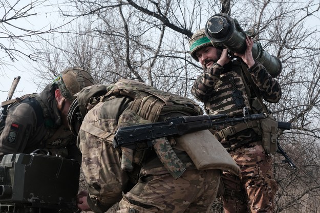 Ukraińscy żołnierze w pobliżu Bachmutu /Maria Senovilla /PAP/EPA
