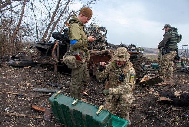 Ukraińscy żołnierze w pobliżu Charkowa /VASILIY ZHLOBSKY /PAP/EPA