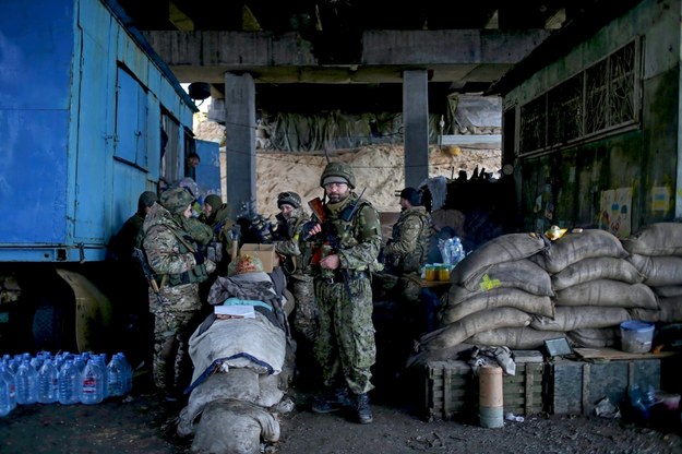 Ukraińscy żołnierze w pobliżu Doniecka /ANASTASIA VLASOVA /PAP/EPA
